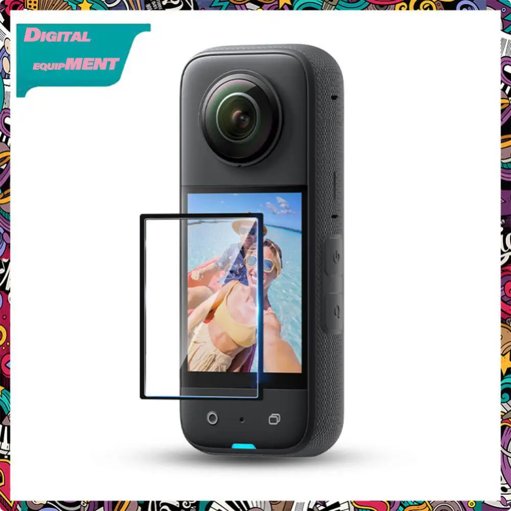 

Durable Product 9h Super Hardness Insta360 X3 Screen Protector Hd Transparent Camera Protection Oilproof Camera Accessories