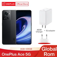 Global Rom OnePlus Ace MTK Dimensity 8100 MAX 8GB 128GB Smartphone 150W Fast Charging Mobile Phones 120Hz Android OnePlus 10R