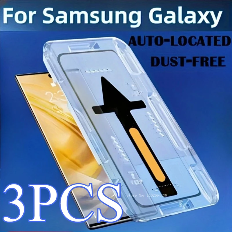 3 шт. HD прозрачное закаленное стекло для Samsung Galaxy S25 S24 S23 S21 S22 Ultra Plus полное покрытие