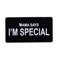 mom said i m special jewelry gift pin wrap garmefashionable creative cartoon brooch lovely enamel badge clothing accessories