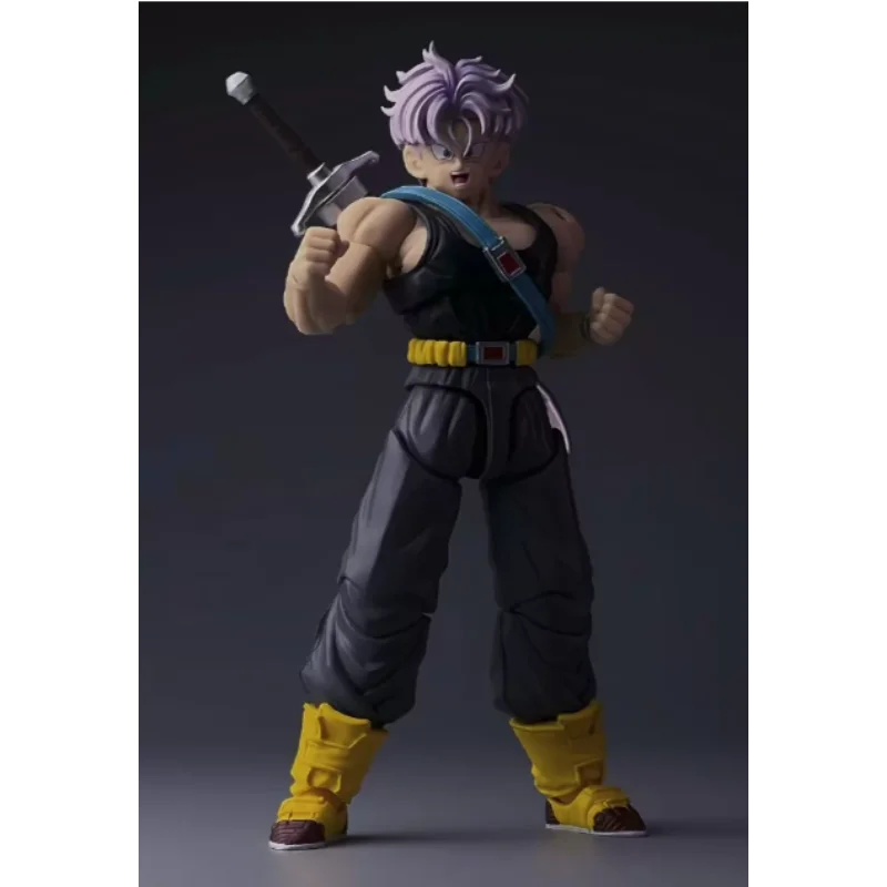 Фото Доставка за 18 часов: Коллекционная фигурка TonsenArttoys Dragon Ball SHF Super Saiyan Trunks 05A 05B (переиздание), аниме-модель, подарки №3