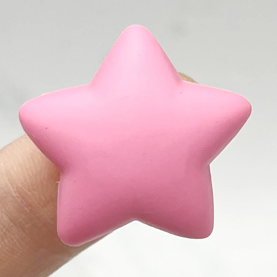 1Pcs Colorful Stars PVC Shoe Buckle Sandals Accessories Funny DIY Shoes Decoration Fit Pins Croc Charms JIBZ Kids Party Gift