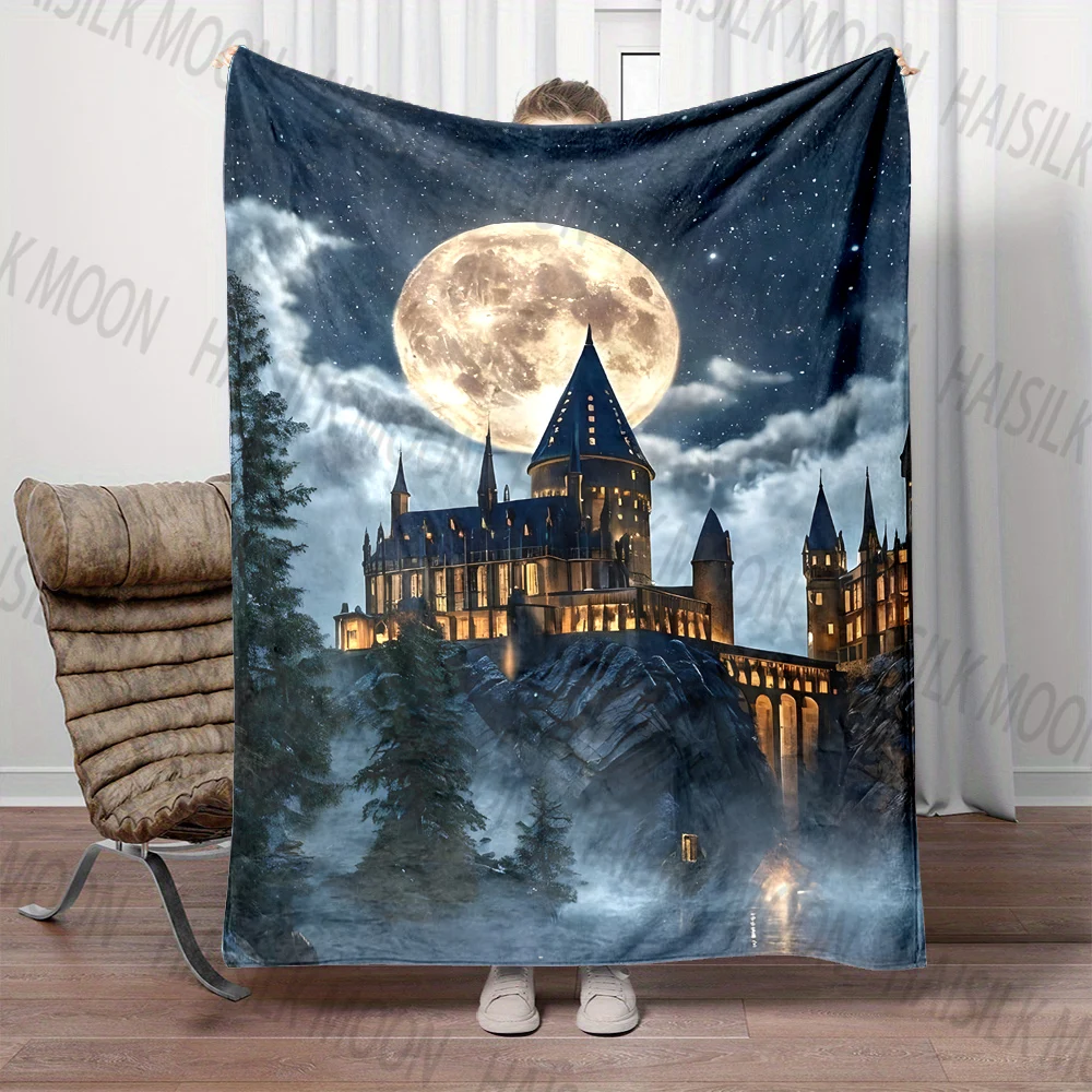 

Микрофибра одеяло Castle Magic Academy MINISO