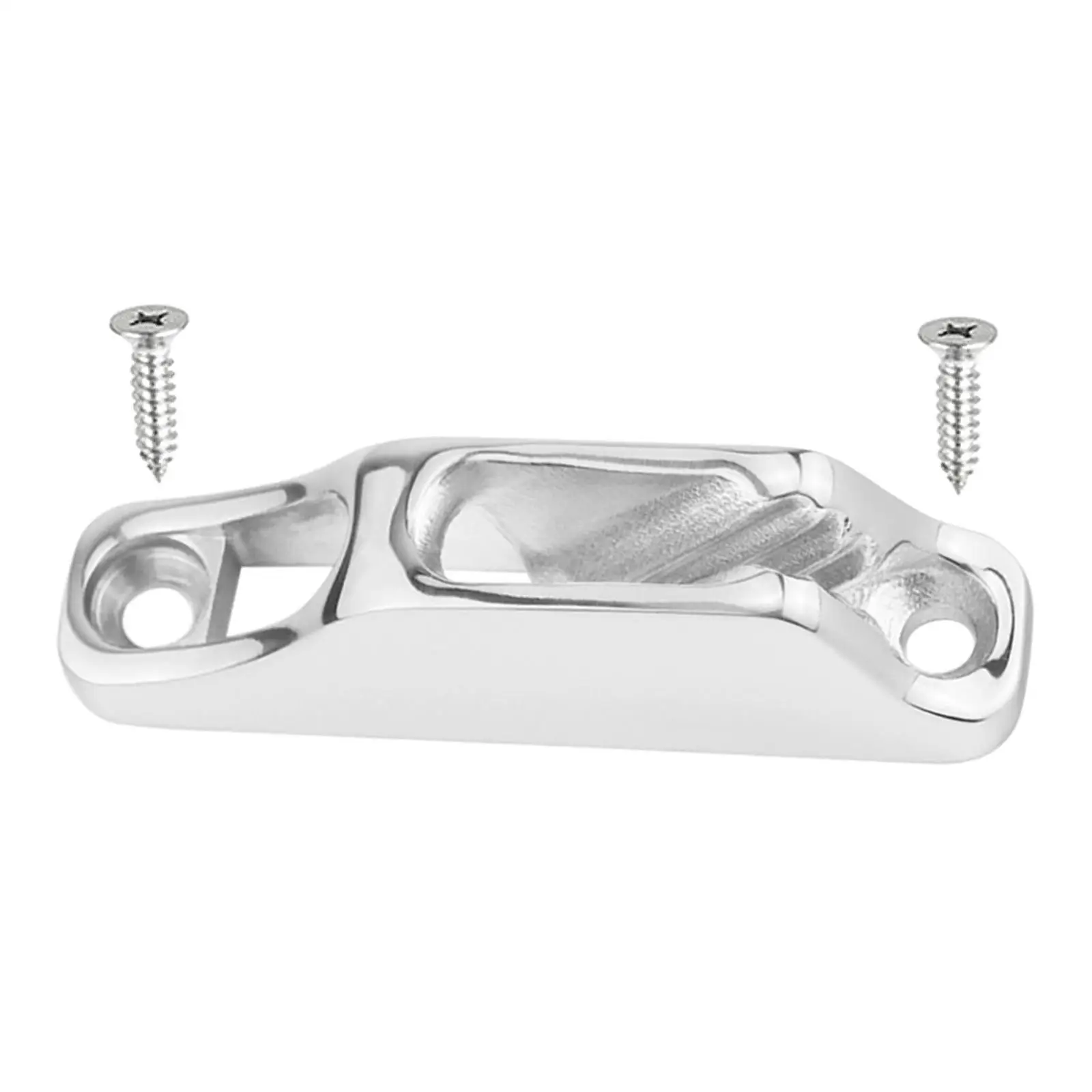 

316 Marine Grade Stainless Steel Durable Boat Rope Clam Cleat Hardware Sailing Kayak Marine Accessories Silver