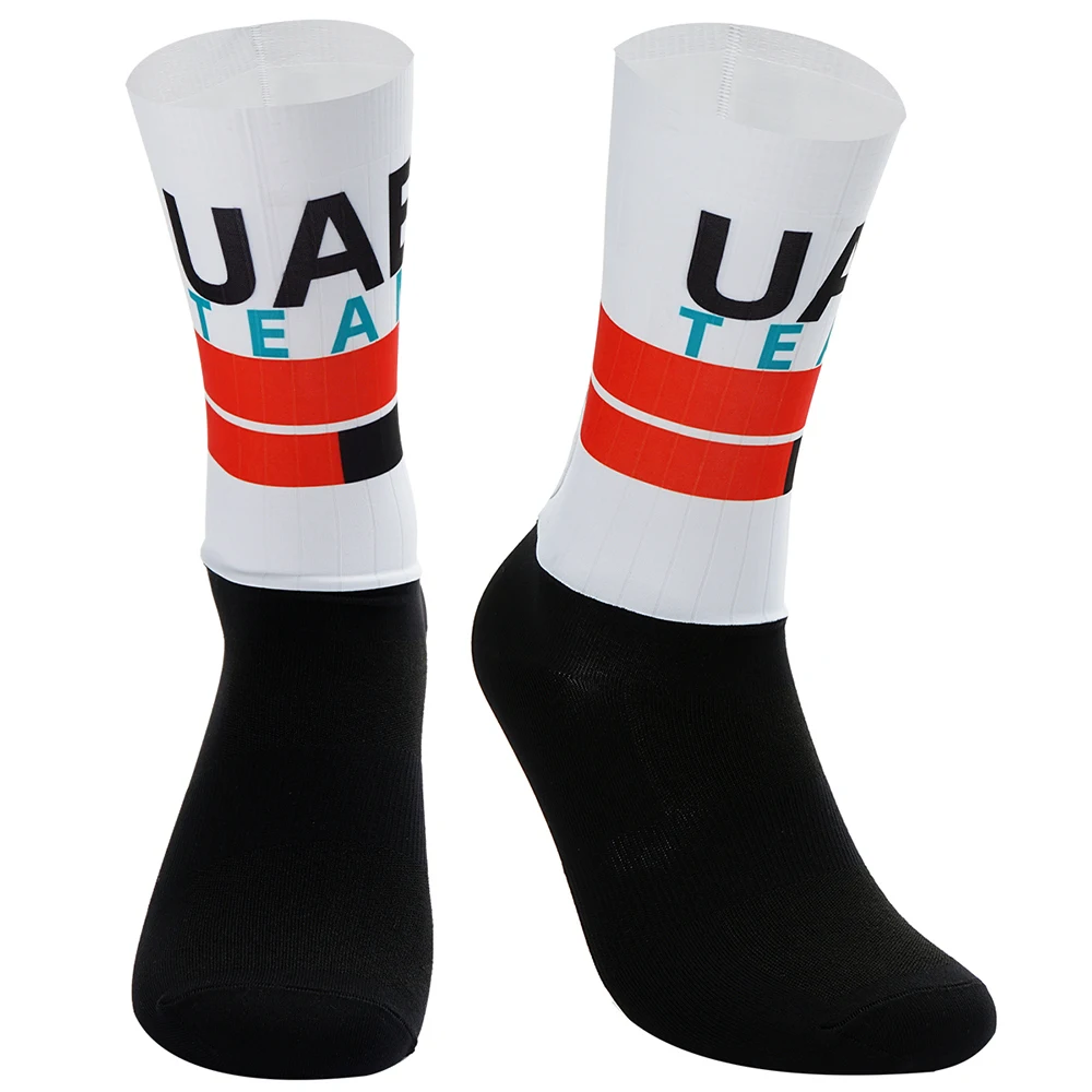 LASER CUT ONE PAIR 2024 INEOS QUICK STEP ALPECIN FENIX TEAM Велосипедные носки Противоскользящие дышащие