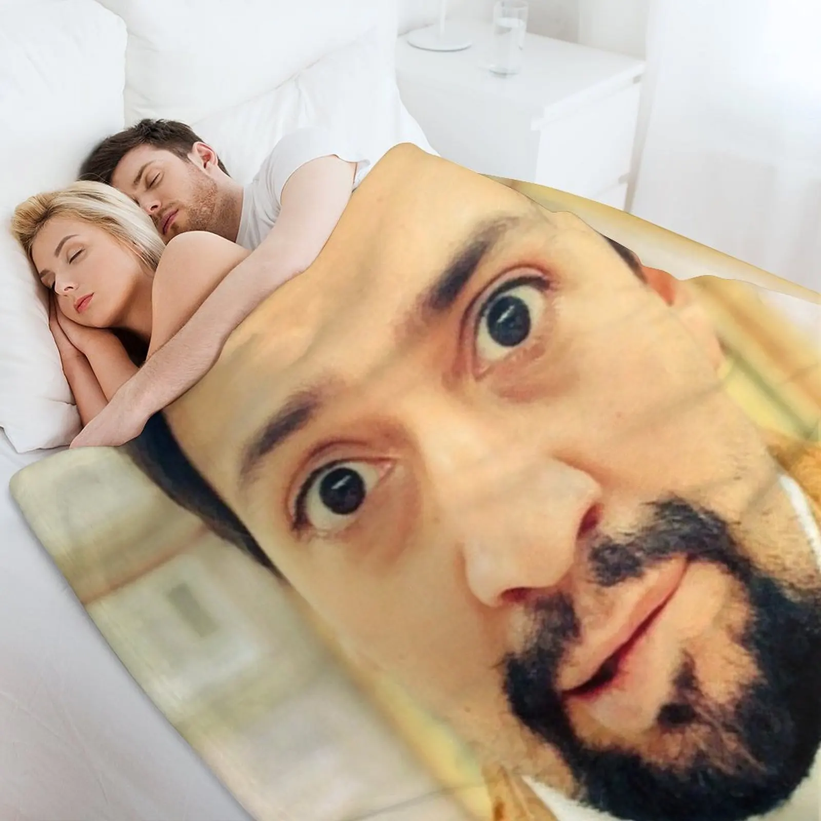 Одеяло Lin Manuel Miranda Biting His Lip туристические мягкие одеяла