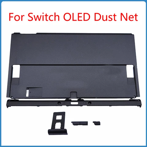 Оригинальная задняя крышка для Nintendo Switch OLED, 1 комплект, запасная задняя крышка для игры, задняя крышка, задняя панель, аксессуары для игр, деталь