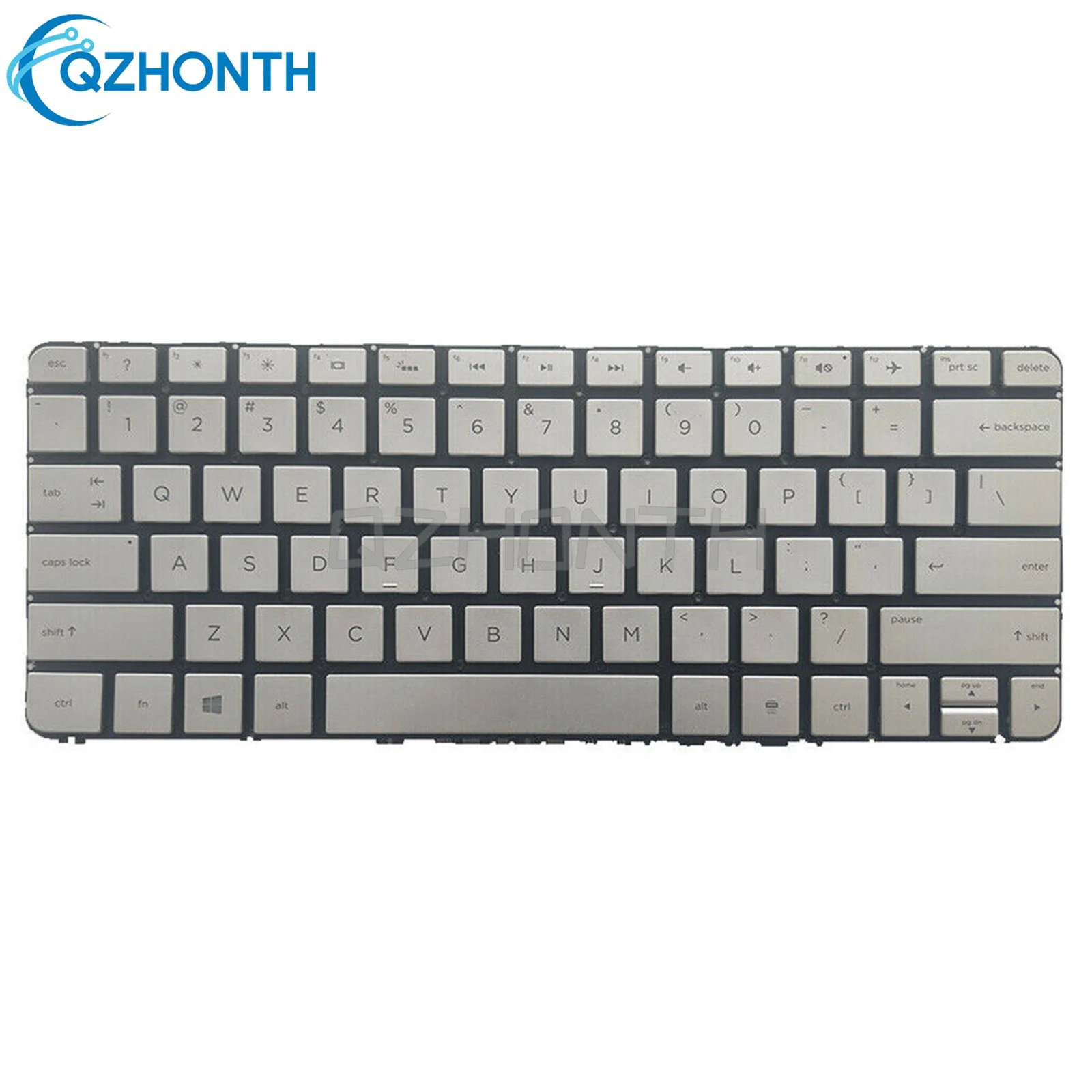 Новая клавиатура с подсветкой США для HP Spectre X360 13-4000 13-4100 13-4200 (серебристая)