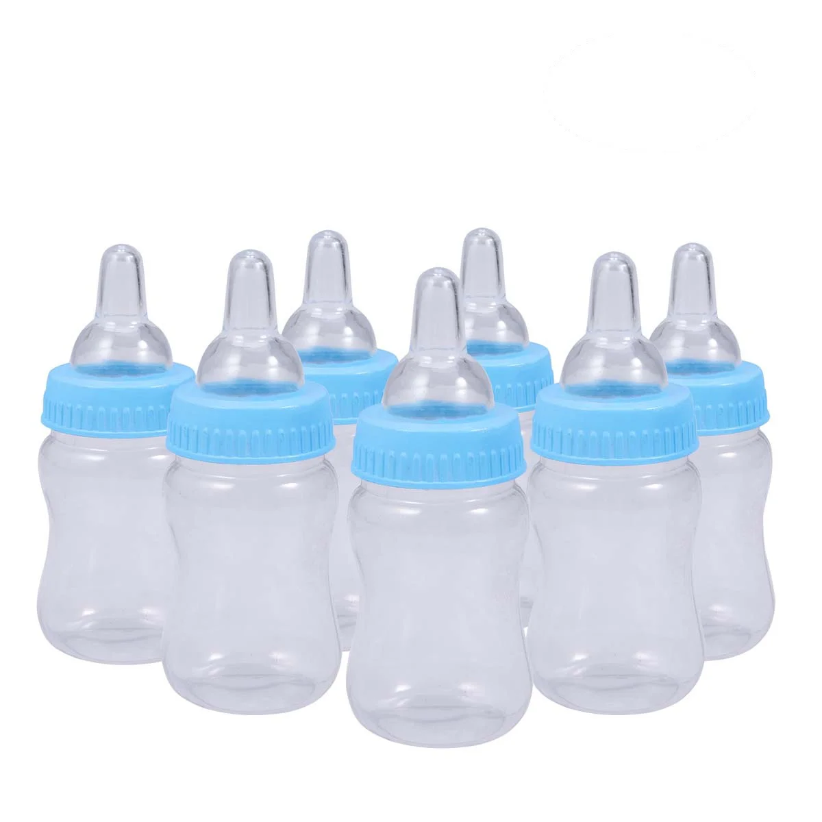 

12pcs Shower Favor Bottles Fillable Bottle Candy Box Bottle Newborn Baptism Birthday Party Supplies