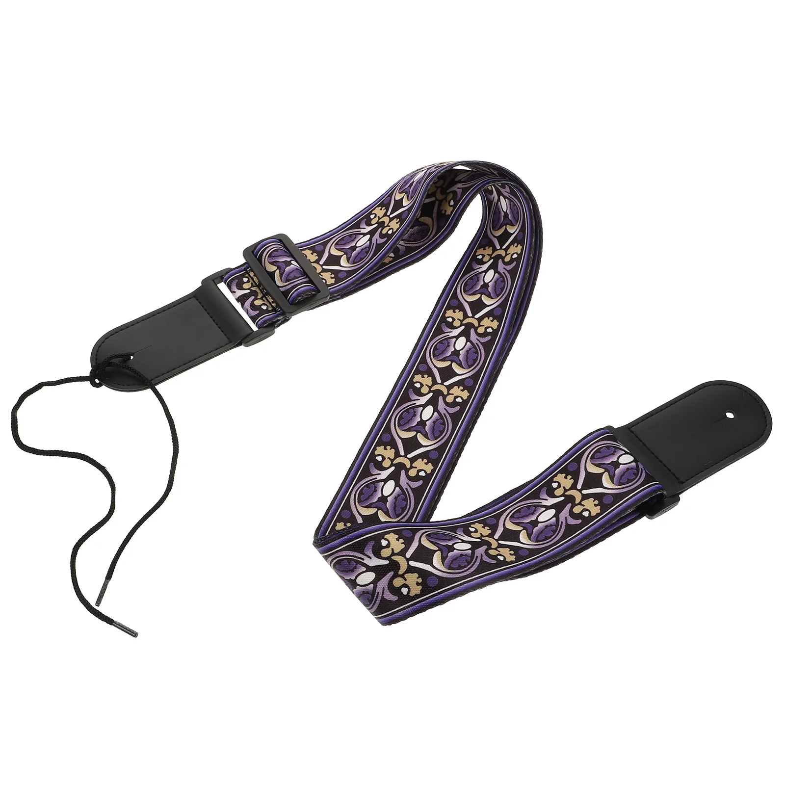 

1Pc Exquisite Bass Strap Practical Guitar Belt Acoustic Cool Guitar Strap (Purple)