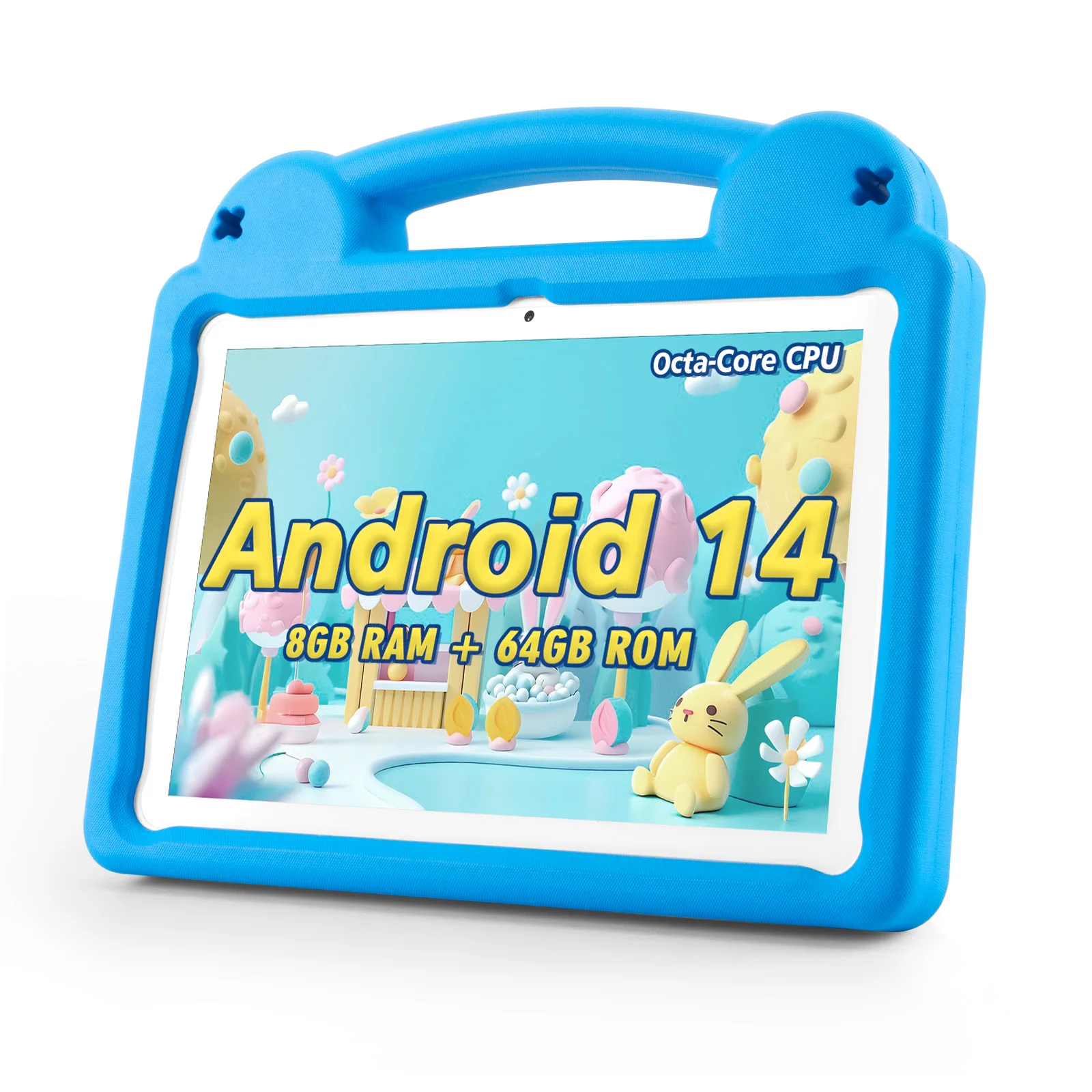 Фото Детский планшет ANRY R16Pro 10 дюймов, Android 15, 8 ГБ (4+4 ГБ) ОЗУ, 64 ГБ ПЗУ, двойная камера, обучающий планшет для детей, подарок для ребенка №1
