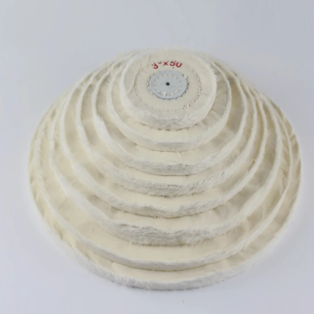 Полировальное колесо для драгоценностей 50 слойных колёс из хлопчатобумажной