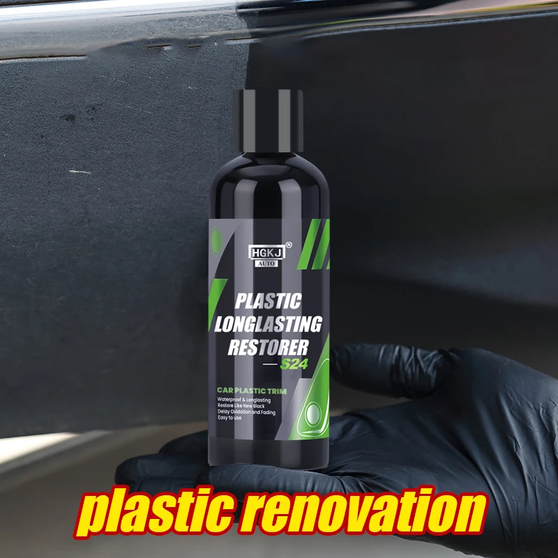 S24 Car Exterior Spray Plastic Restore Agent Leather Repair Kit Auto Coating Renovation Restorer Hydrophobic Coating Accessories