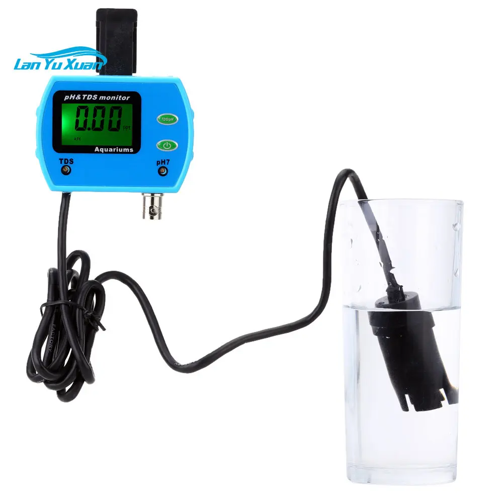 

Mini aquarium 2 in 1 PH meter Water Quality Tester Analyzer Multi-parameter Good Water Quality TDS Meter Multiparameter