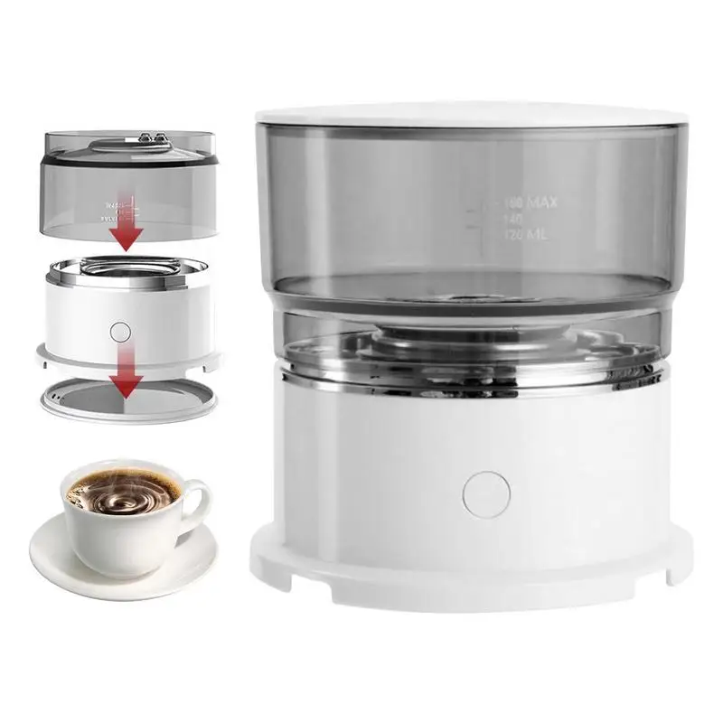 

Travel Coffee Maker Portable Hot And Iced Coffee Machine Single Cup Coffee Percolator Single Cup Coffee Percolator For Travel