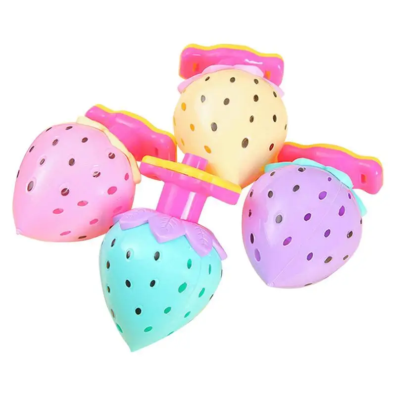 

Light Up Spinning Top Forever Spin Tops Gyro Toys Strawberry Shape Lighting Rotation Strawberry Shape Smooth Burr-Free For