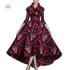 Женские платья в африканском стиле для свадебной вечеринки, платья в африканском стиле для женщин, платья длиной до щиколотки, женская одежда в африканском стиле, WY5951