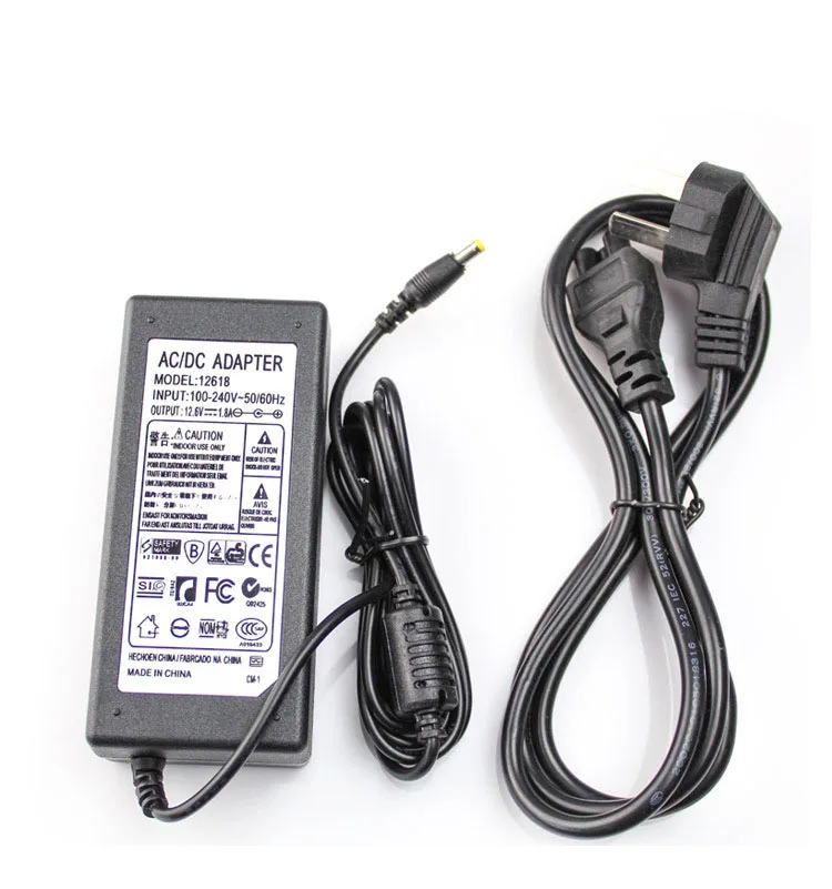 

Optical fiber fusion splicer Charger Adapter IFS-15M/55/15T/MINI4S/FT-1 (12.6V 1.8A)
