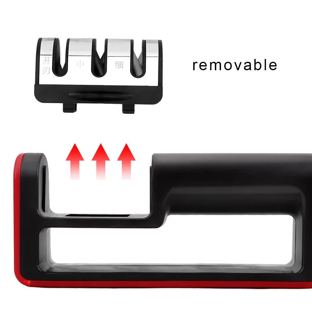 

Household Whetstone Kitchen Tools Knife Sharpening Tool Professional 3 Stages Sharpener Sharpening Stone