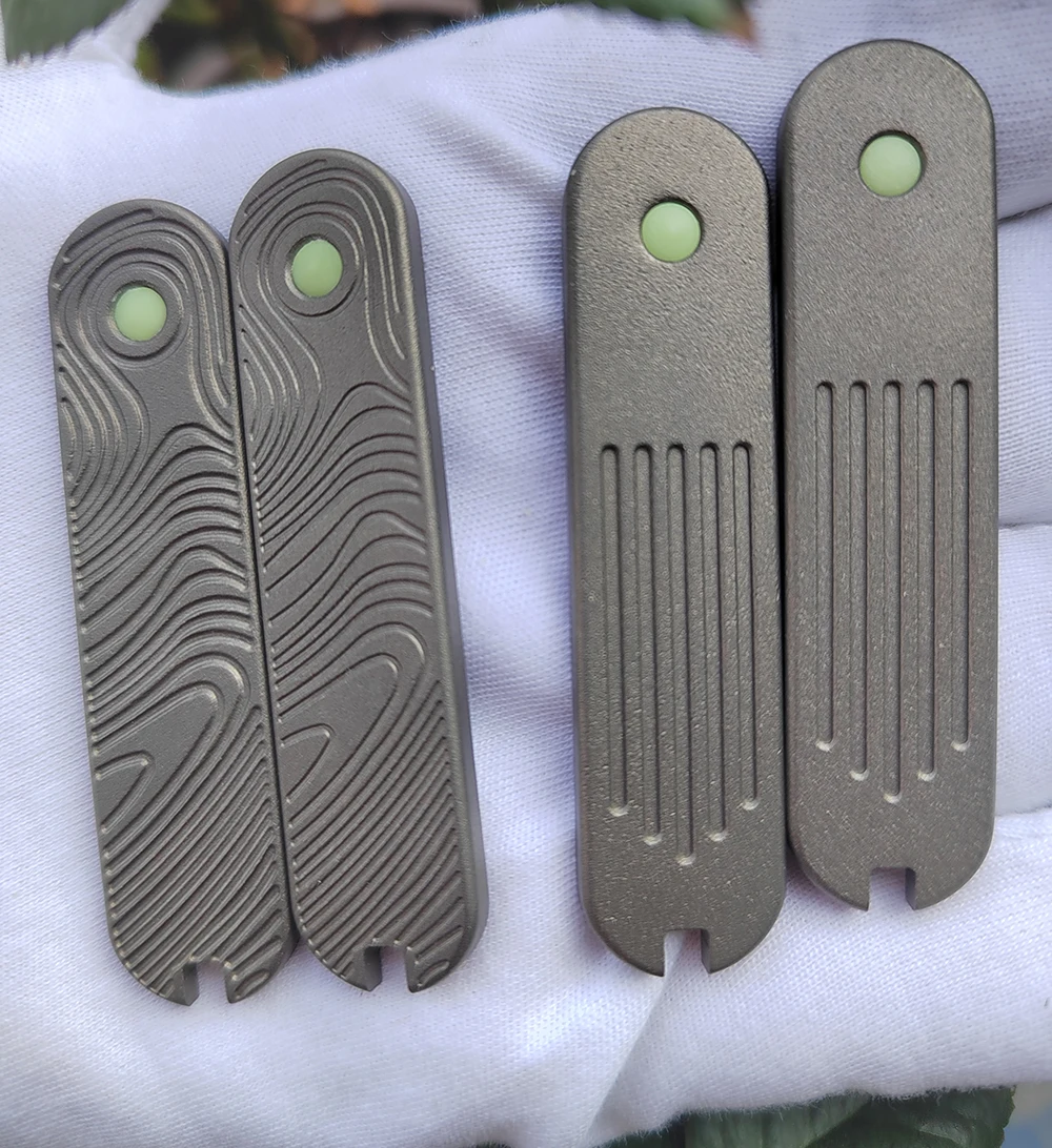 1 пара весов TC4 из титанового сплава 58 мм с лимитием для швейцарского армейского