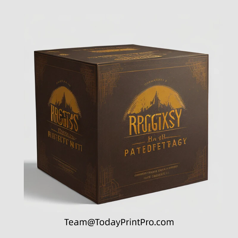 Роскошный бумажный жесткий картонный раздвижной ящик на заказ