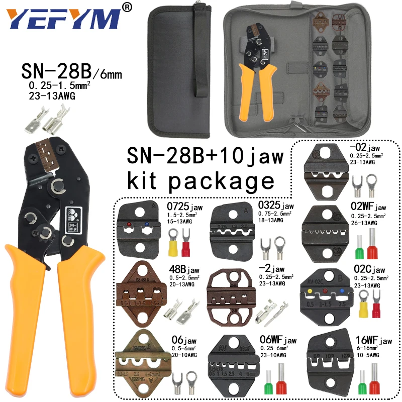 

Клещи для обжима SN-28B YEFYM