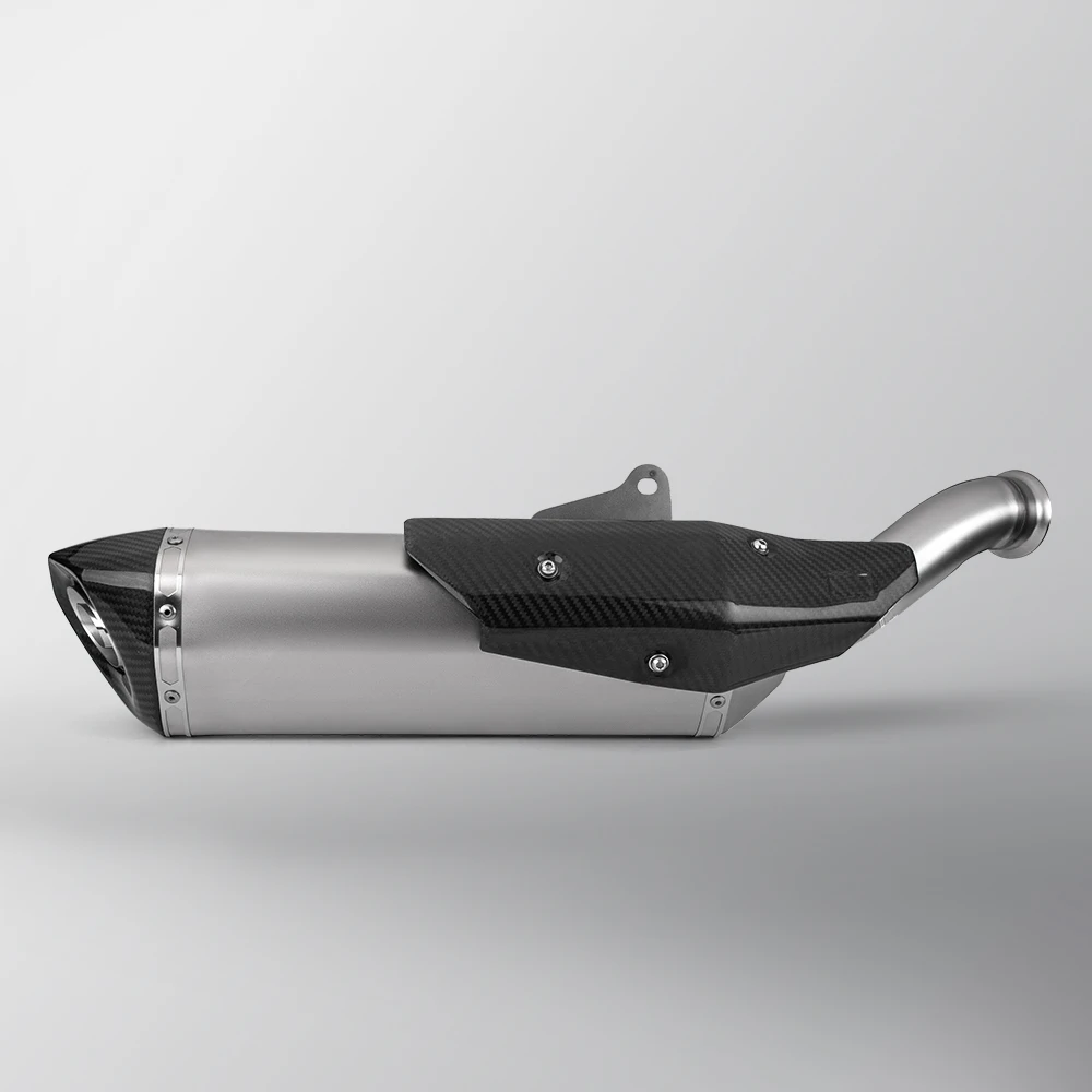 Высокая производительность глушитель выхлопных газов с углеродным наконечником