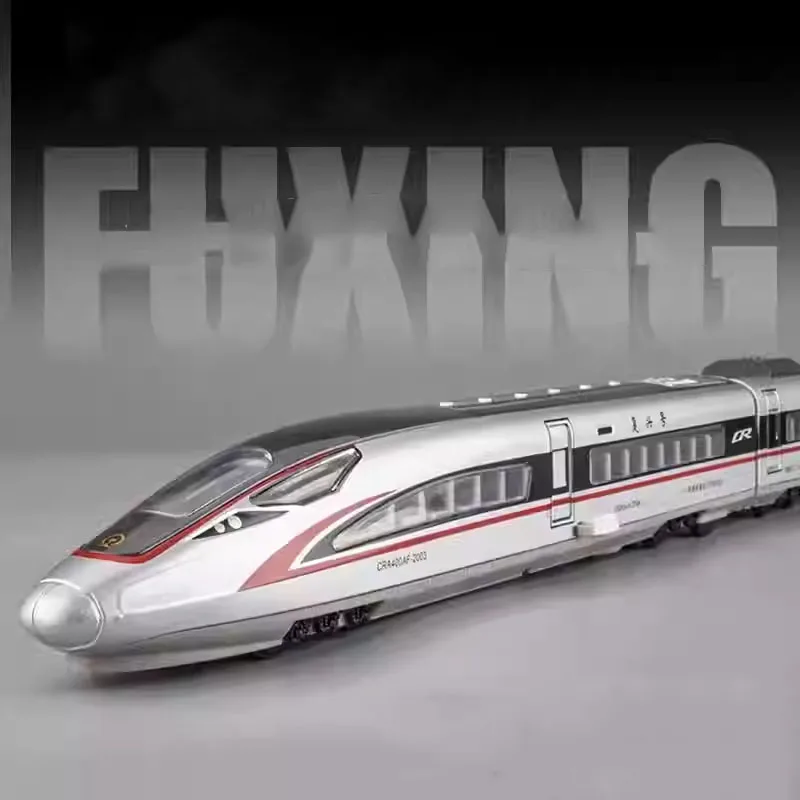 Литой под давлением сплав высокоскоростной поезд имитация электрической модели