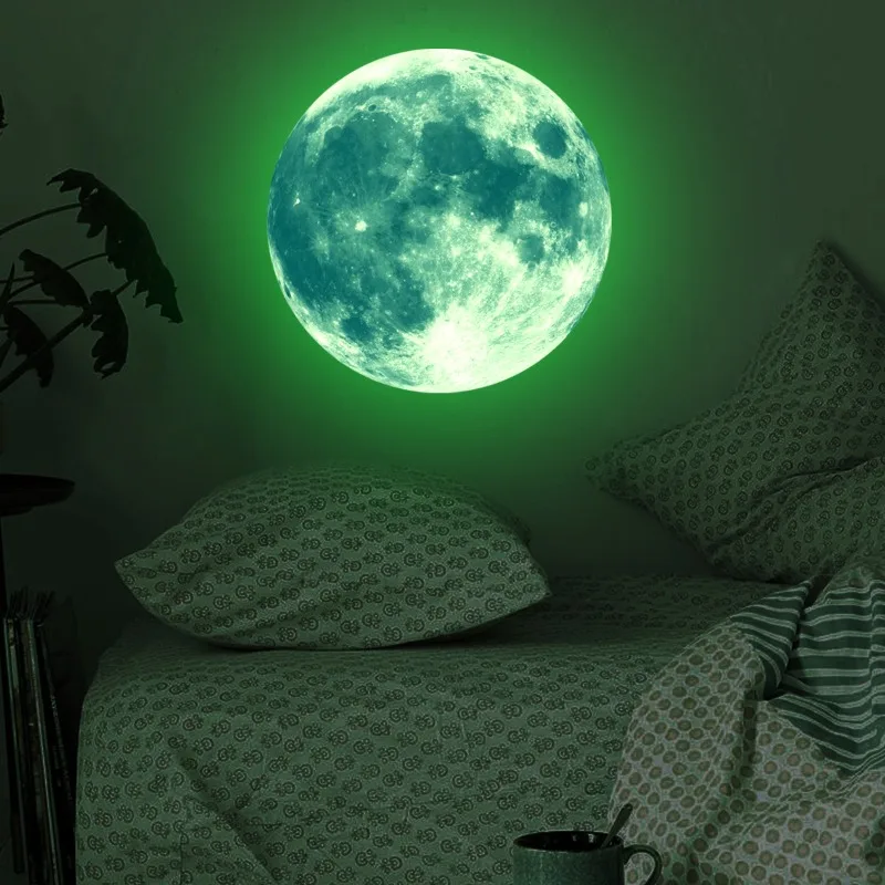 Светящиеся флуоресцентные наклейки в виде планеты 10/20/30 см