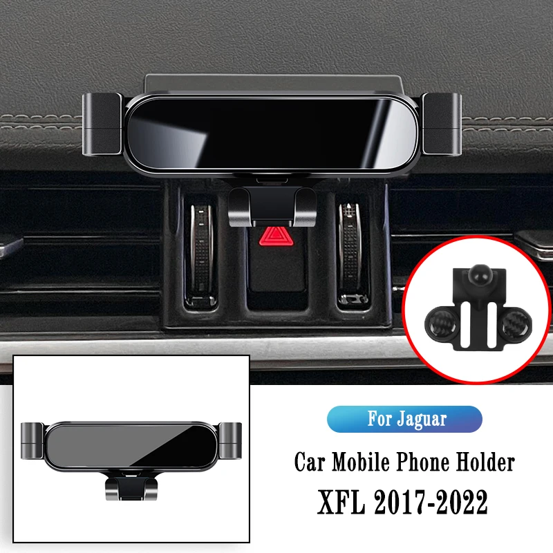 

Car Phone Holder For Jaguar XFL 2017-2022 Gravity Navigation Bracket GPS Stand Air Outlet Clip Rotatable Support Accessories