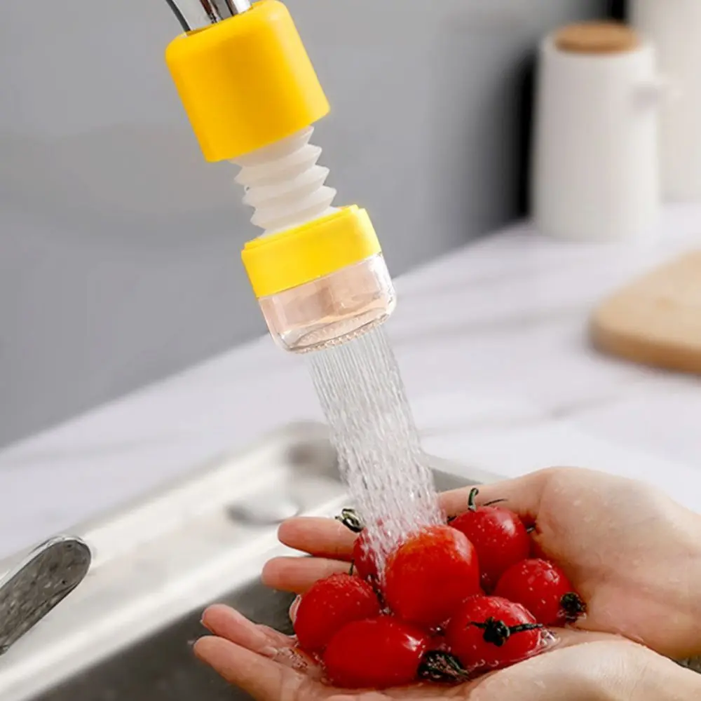 

Rotatable Filter Pressurized Shower Nozzle Filter Water Filter Swivel Head Kitchen Faucet Bubbler Extender Splash-Proof Water