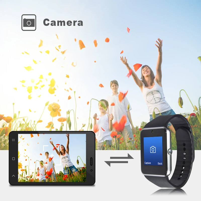 Смарт-часы GT08 с поддержкой Sim-карты TF-карты и Bluetooth | Электроника