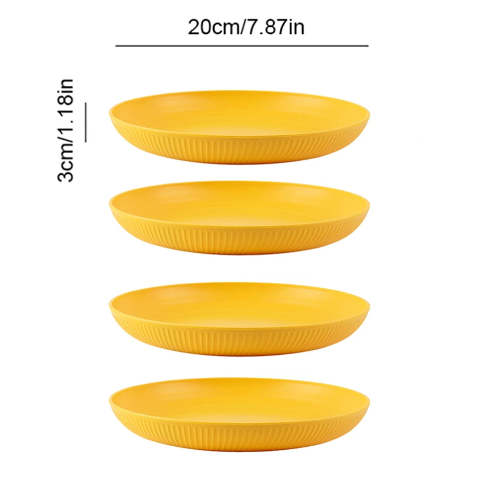 

Набор тарелок из пшеничной соломы 4 шт.