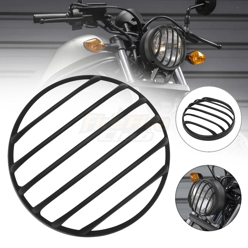 

Motorcycle Headlight Head Light Guard Protector Cover Protection Grill For Honda Rebel CMX 300 500 1100 2020-2021 Model