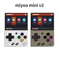 miyoo mini v2 2 8 inch ips screen retro video gaming console source portable handheld game players for fc gba ps kids gift