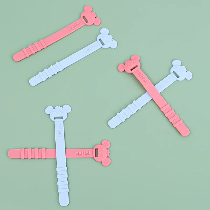 10PCS Mobile Phone Cables Charger Cord Organizer Earphone Wire Clip Management Line Storge Holder Clips Data Cable Winder Straps