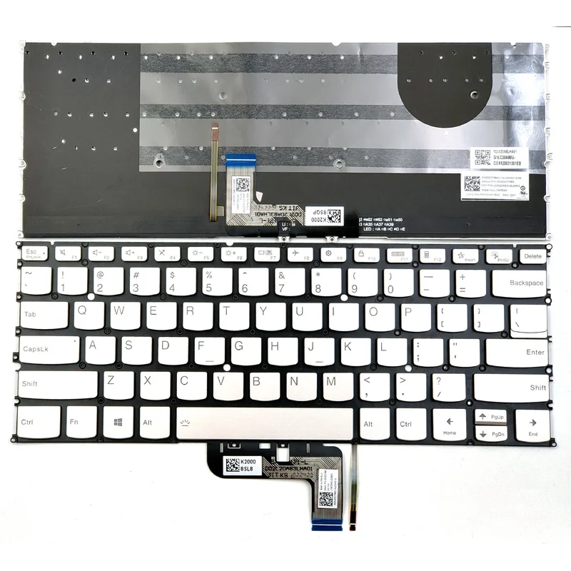 

Новинка, клавиатура для ноутбука Lenovo IdeaPad Yoga 9 14ITL5 9-14ITL5 14 дюймов, серебристая, с подсветкой
