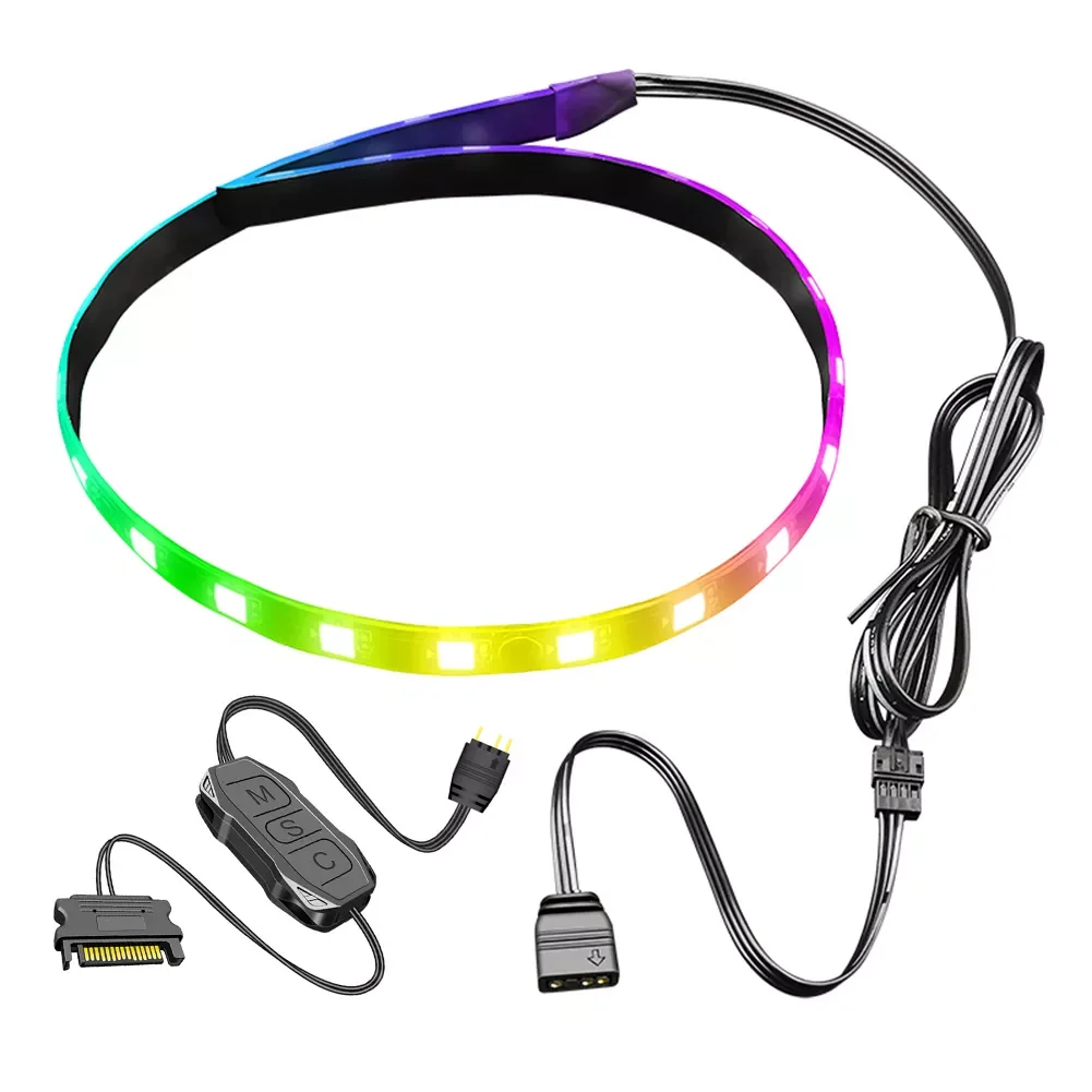 

Светодиодная лента для настольного компьютера, 40 см, с RGB-подсветильник кой