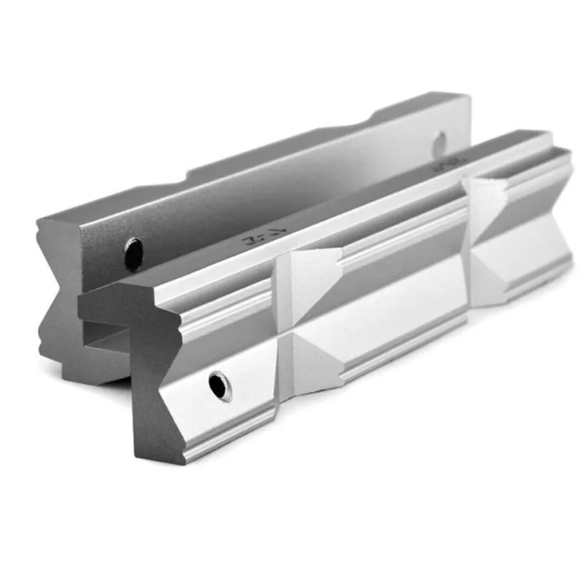 

1Set NEW CNC Milling Steel Vise Hard Jaw Fixture V-Type Jaw Aluminum Alloy 4" or 6"