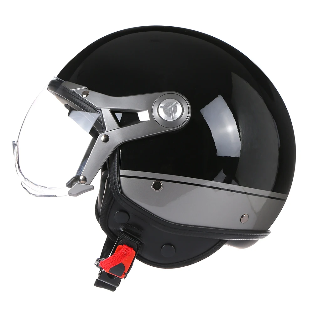 Ретро полуоткрытый мотоциклетный шлем аксессуары для беговых мотоциклов