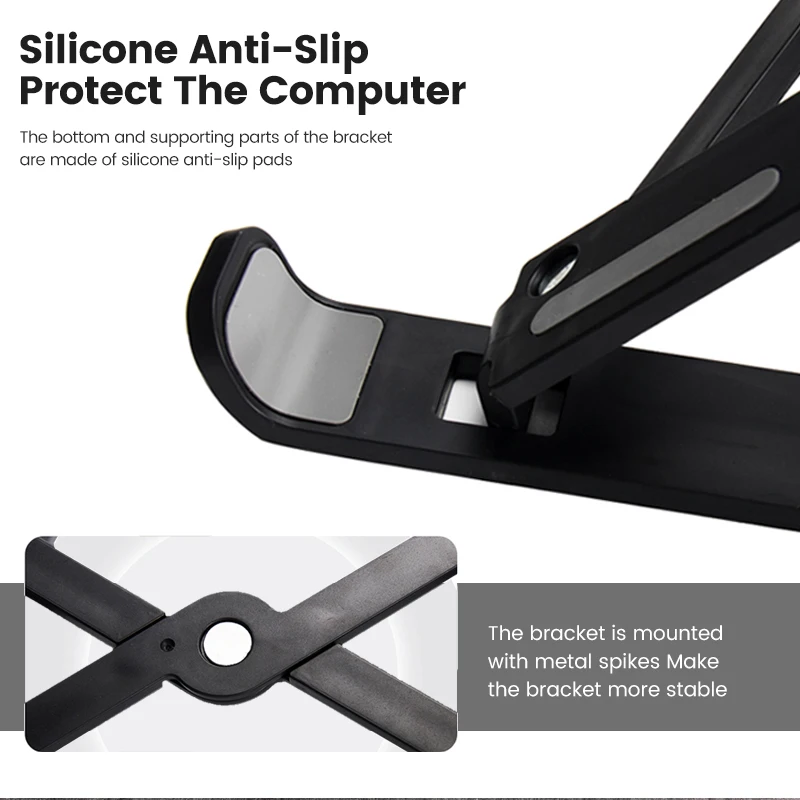 Olaf Складная подставка для ноутбука портативный держатель 10 скоростей