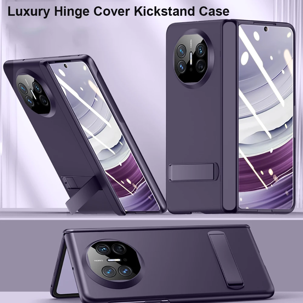 

Оригинальный противоударный чехол GKK с пружинными петлями для телефона Huawei Mate X5, чехол с закаленным стеклом, противоударный чехол с подставкой