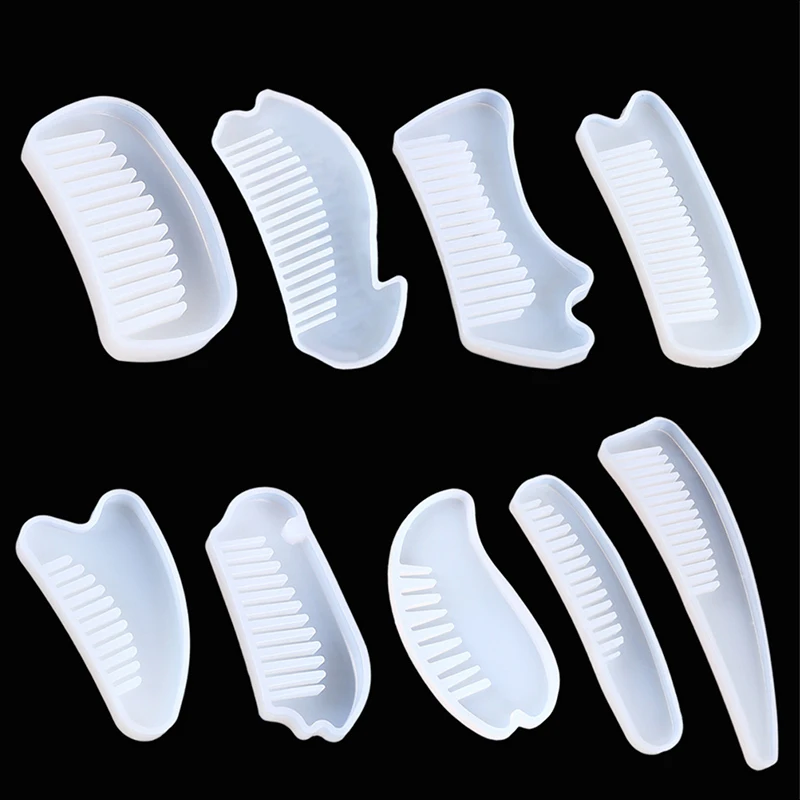 

Designs Silicone Comb Mold Resin Casting Mold Resin Mould Handcraft Epoxy DIY Craft Supplies Cartoon Comb Crystal Epoxy Mould