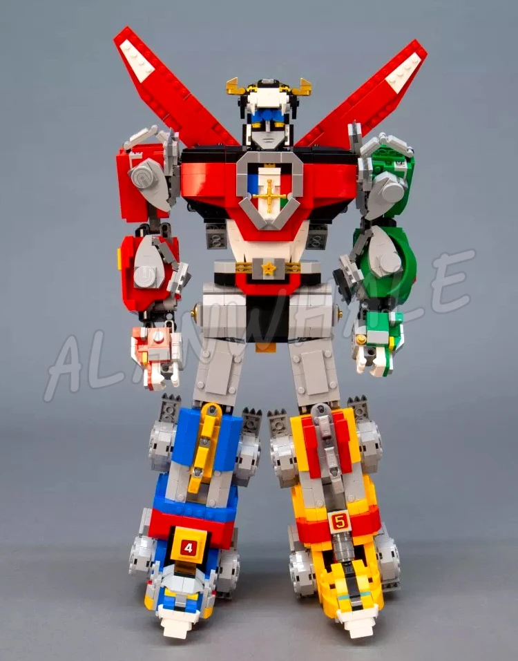 Фото Набор для сборки 2321 деталь: Идеи для конструктора Voltron Super Robot Beast King, трансформирующиеся львы-роботы, совместимые с кубиками, 11011 №4