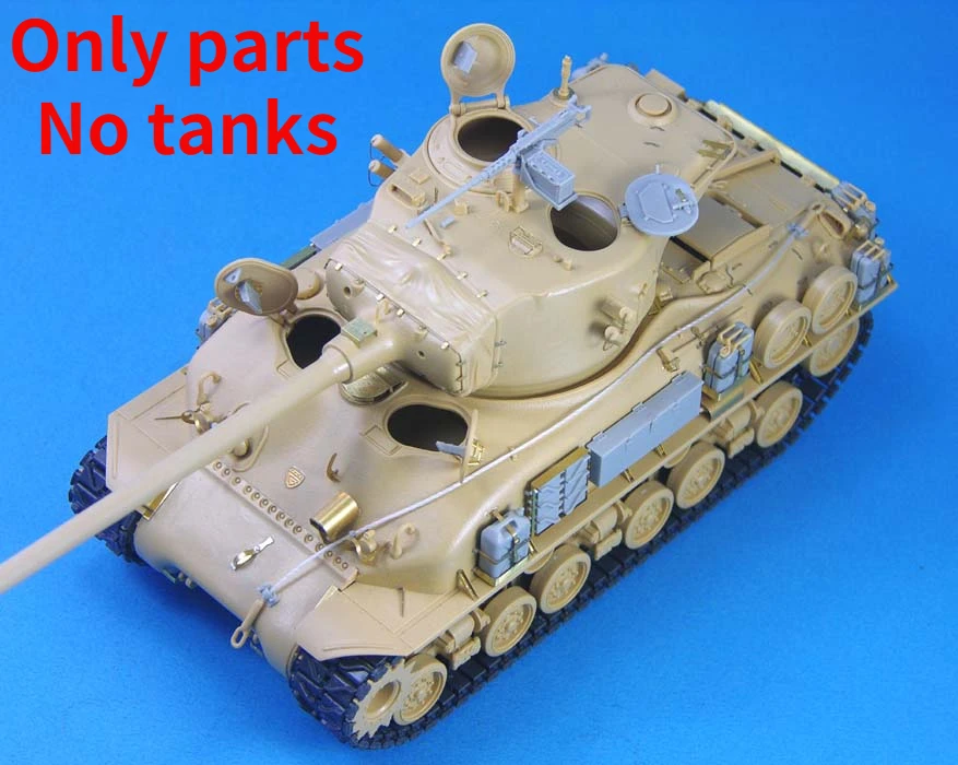 

Масштаб 1:35, набор для сборки модельных изделий из литой смолы, Израиль M51 Super Sherman, модификация деталей бака среднего размера (без травки), Неокрашенная