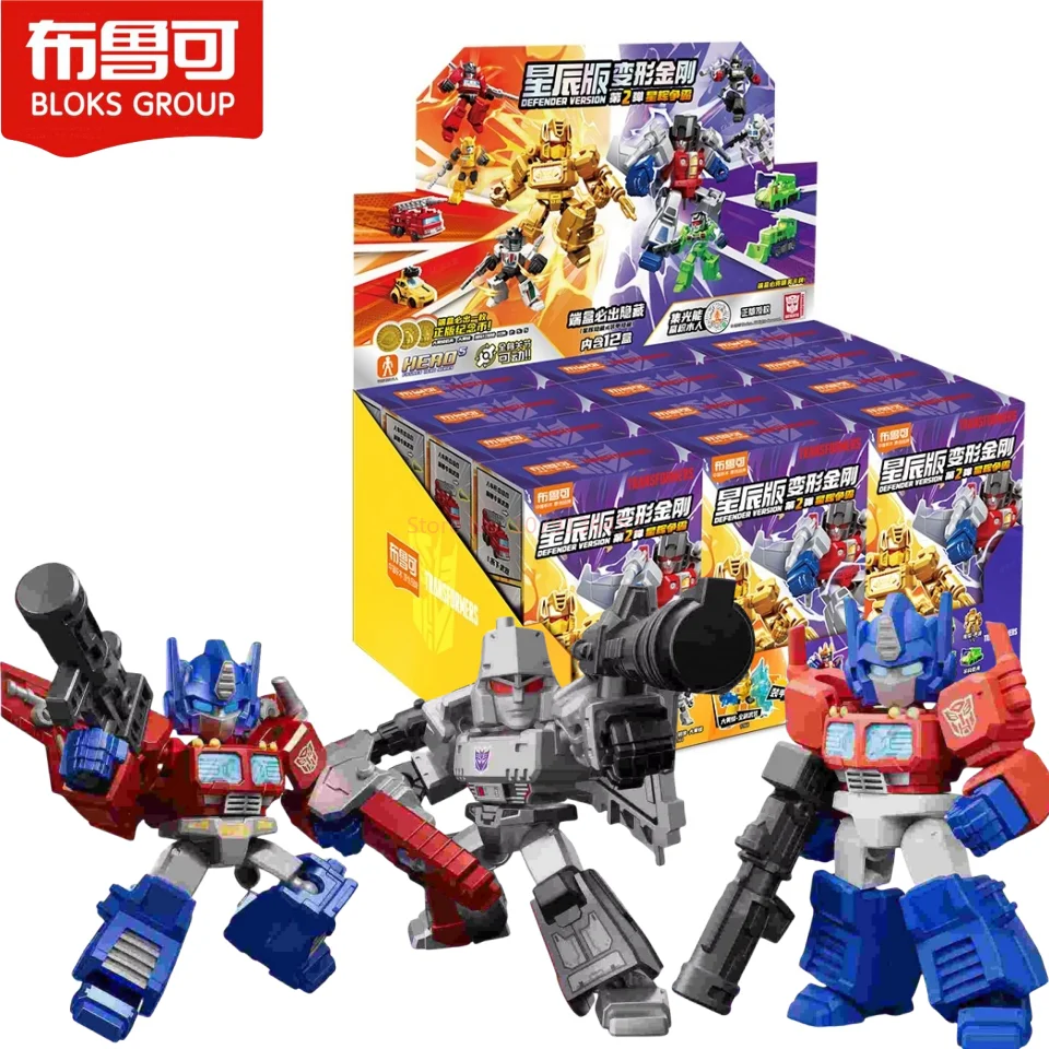 Hot Blokees Transformers Block Defender Version Wave Optimus Prime Megatron Ironhide Thundercracker Фигурки