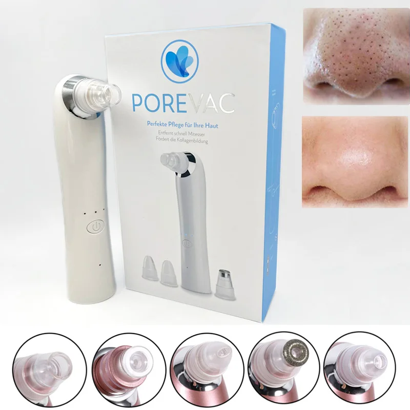 

1419 set Pore Cleaner Black Head acne treatment Suction Extractor facial and whitehead head electronic blackhead remover vacuum