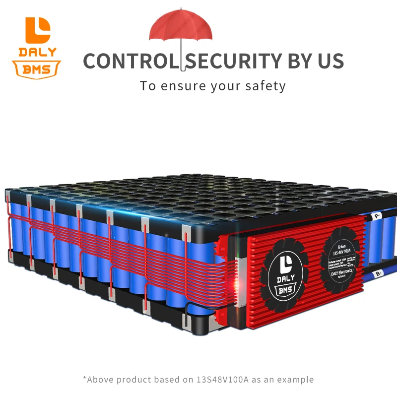 Аккумулятор Li-ion 10S 36V 13S 14S 48V 16S 17S 60V LFP 4S 8S 24V BMS с ntc 15A 20A 40A 60A 100A