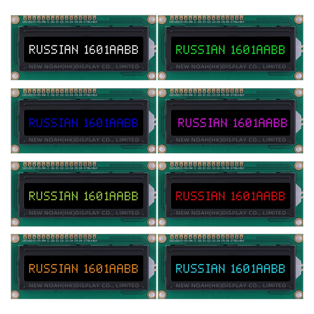 Русский BTN Черная пленка Фиолетовый 1601A Персонаж ЖК-экран 1X16 ЖК-дисплей 3 В 5 1 дюйма