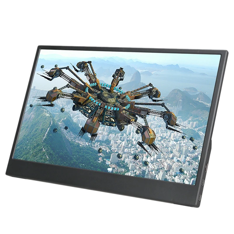 

13.3 Inch IPS Display 1080P Portable External Projection Secondary Screen With Leather Case For Switch PS4